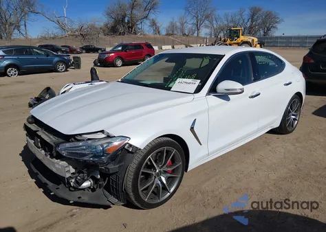 2019 Genesis G70 2.0T Sport из США, поврежденный, VIN KMTG24LA6KU026183